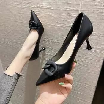 Cresfimix Zapatos De Mujer женские сексуальные туфли для вечеринок, ночных клубов, розово-красные, весенние туфли без застежек на высоком каблуке, классические туфли для офиса A9445d 35