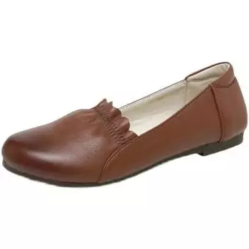 Cresfimix Zapatos De Mujer женские симпатичные черные лакированные весенние легкие мокасины на плоской подошве женские повседневные туфли A1440 35