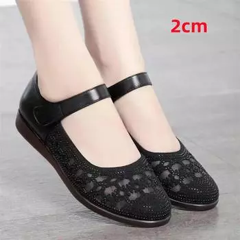 Cresfimix Женская мода Легкая черная сетчатая дышащая высококачественная танцевальная обувь Женская повседневная обувь для работы в отеле и офиса A948 35