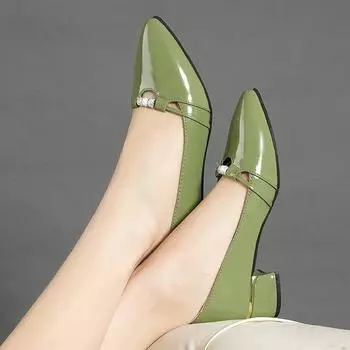 Cresfimix женские модные черные сетчатые дышащие туфли на квадратном каблуке Zapatos De Mujer Lady Golden Comfort осенние туфли в стиле A9399 35