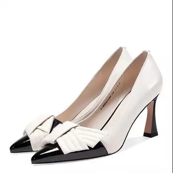 Cresfimix женские туфли на каблуке из натуральной кожи для вечеринок и ночных клубов, сексуальные летние туфли для вечеринок и танцев, Mujeres Tacones Altos A238 34