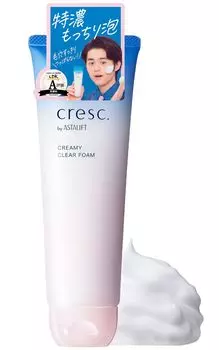 Cresque by Astalift Creamy Clear Foam Пенка для умывания лица Примерно на 2 месяца Унисекс Специальная густая пена Пена для умывания лица Очищение лица