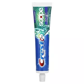 Crest, Complete Plus, Scope, Outlast + Whitening, зубная паста с фтором, мята, 153 г (5,4 унции)