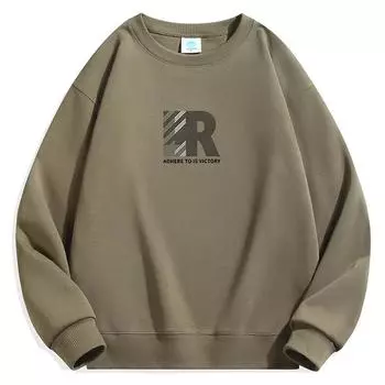 Свитер с круглым вырезом, мужской, весна-осень, студенческий, универсальный, с длинными рукавами, свитер, куртка M белый