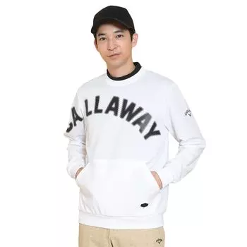 Crew Neck Sweatshirt Golf C24217106 [Callaway] Men s (Anytime Sweatshirt) / / 1030_Белый