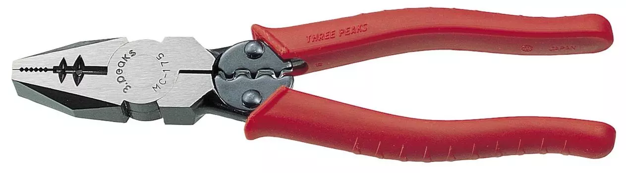 crimping pliers molded grip 175mm 3.peaks MC-175Z