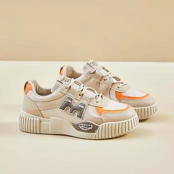 CRLAYDK 2024 Fall New Women Fashion Sneakers Comfortable Casual Skateboarding Walking Shoes Lace Up Shopping Tennis for Lady 35