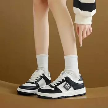 CRLAYDK 2024 Летние новые женские модные кроссовки на шнуровке Повседневные теннисные удобные кроссовки для скейтбординга Прогулки Спортивные кроссовки 35