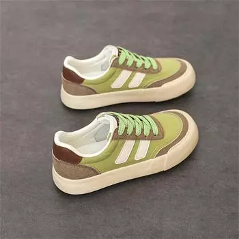 CRLAYDK Summer Women s Stylish Skate Sneakers Tennis Low Top Casual Walking Flats Fashion Comfortable Skate Non Slip Shoes 35