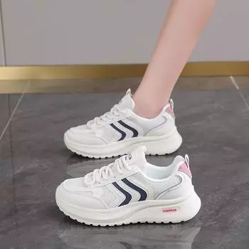 CRLAYDK Women s Fashion Casual Sneakers Platform Mesh Walking Tennis Classic Travel Sport Chunky Lifestyle Shoes for Ladies 36