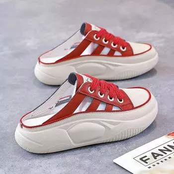 CRLAYDK женские модные босоножки на танкетке с закрытым носком на толстой подошве для повседневной носки на летней пляжной обуви для отдыха на открытом воздухе 36