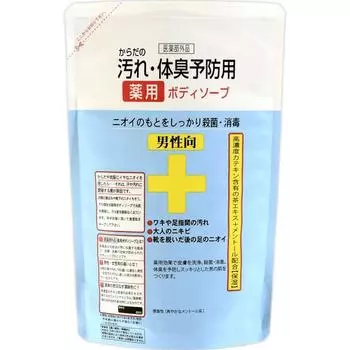 Crobar Corporation Сменный блок мыла для тела для мужчин CTY-BMK 400 мл (Квази-лекарство) премия (более 800 долларов) Нанесите необходимое количество средства на влажное полотенце или губку.