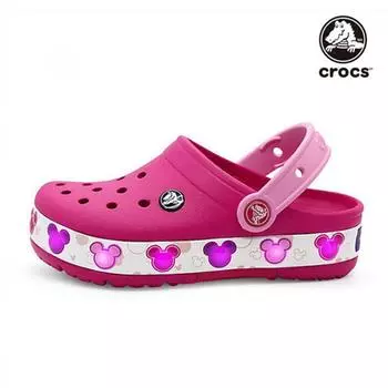Croc Skies Slipper Sandals Tqj 204994 6x0 Croc Band Mickey Fun Wrap Light Kids 130