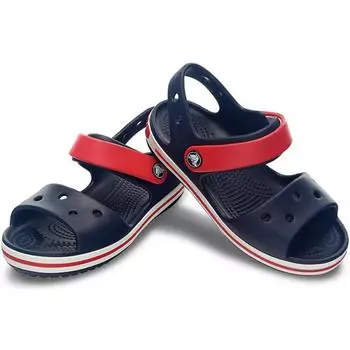 Crocky S SlipperS SandalS Tqj 12856 485 Crocband Sandal kidS Navy Red 190