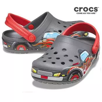 CrocKy S Slippers Sandals Tqj 207074 0da FltrucKbandclog K Sltgry 115
