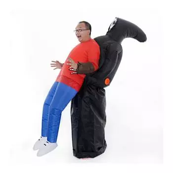 Crocodile Ghost Halloween Alien Octopus Inflatable Costume Cosplay Party Suit Death Adult