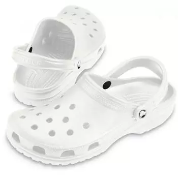 Crocs 10001 100 Classic Clogs White M10W12(280mm)