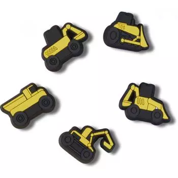 Crocs 10011587 Gbitz Mini 3d Heavy Construction Equipment 5 Pack 5 pack