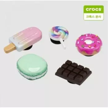Crocs 10011606 Мини 3D Сладкий десерт 5 шт. в упаковке F