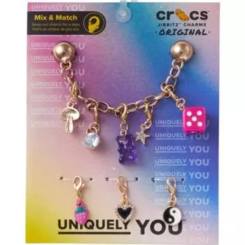 Crocs 10012955 Jibbitz Custom Charm Chain Pack FREE
