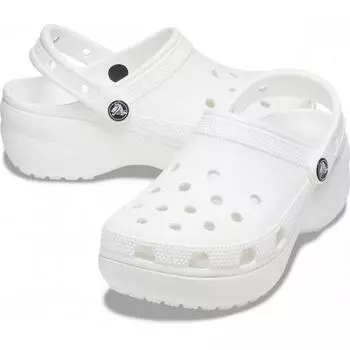 Crocs 206750 100 Платформенные Сабо Белые W5(220)