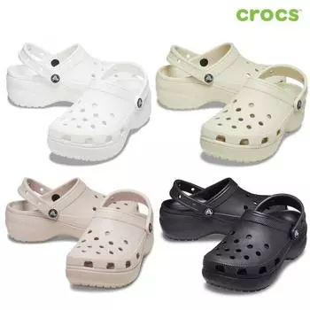 Crocs 206750 Classic Platform Clog Woman Bone (2067502Y2)/W5(220mm)