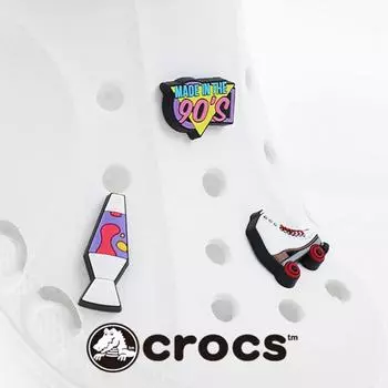 Crocs 90s Symbol Set Of 3 Zibbitz 10008694/1
