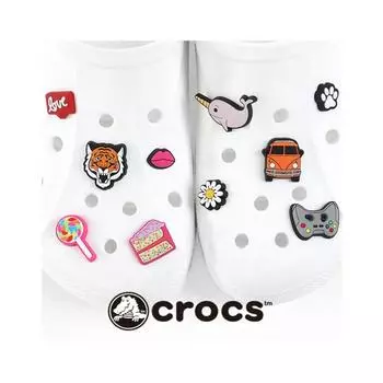 Crocs AccessorIes GIbbItz Charm I Set 01 Gray game machine100073871