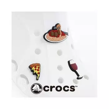 Crocs Accessories Italian Food Set Of 3 Gibbitz 100086281