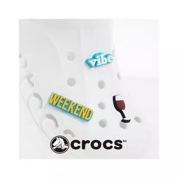 Crocs Accessory Wickand Vibe Set Of 3 Gibbitz 100086291