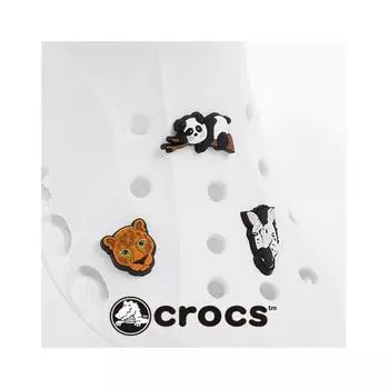 Crocs Accessory Wild Animal Set Of 3 Gibbitz 100086931