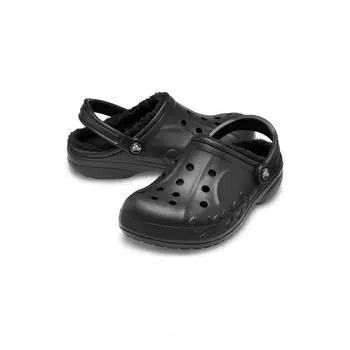 Crocs Adult Baya Lined Clog Bk 24fucl205969 BLACKBLACKZ060/230