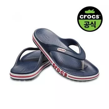 Crocs Adult Bayaband Flip Nvp NAVYPEPPER(Z4CC)/M4W6(230)