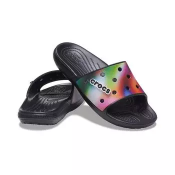 Crocs Adult Classic Crocs Solarized Slide Bkm 22susl207557 BLACKMULTI Z0C4/M4W6 230