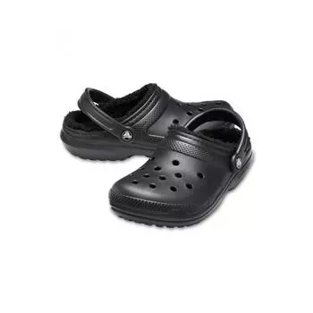 Crocs Adult Classic Lined Clog Bk 24fucl203591 BLACKBLACKZ060/230
