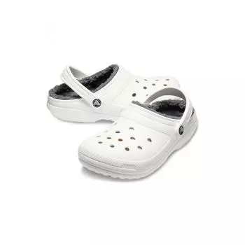 Crocs Adult Classic Lined Clog Wgr 24fucl203591 WHITEGREYZ10M/230