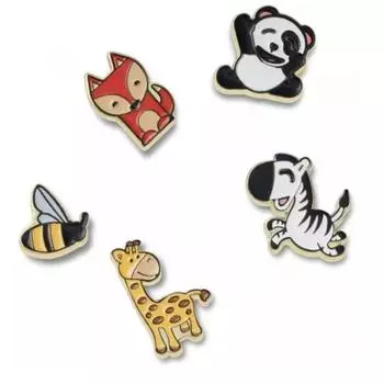 Crocs Animal Playtime Gbitz Set Of 5 10013645 FREE