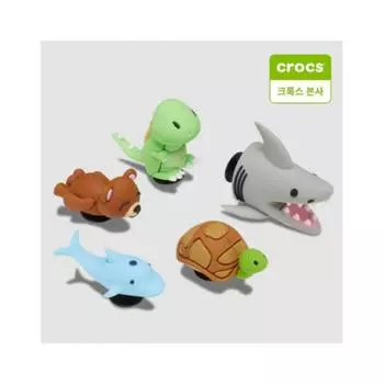 Crocs Animal Sea 5 шт. в упаковке Gibbitz Charm 10013722 shuffle