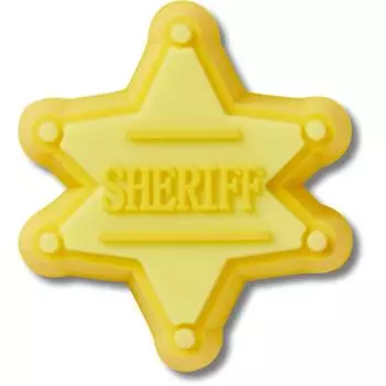 Crocs Аксессуар для штаб-квартиры Galleria Crocs, миниатюрный значок шерифа Zibbitz 10013793 shuffle/one sizefree