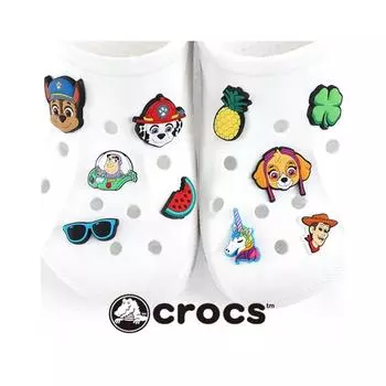 Crocs Аксессуары Gibbitz CHarm H Set 01Puppy Chase 100069331