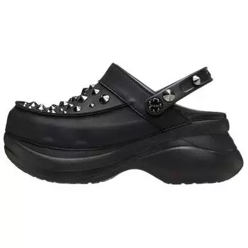 Crocs Bae Studded Clog Black Women Sneakers 211626-001 34-35