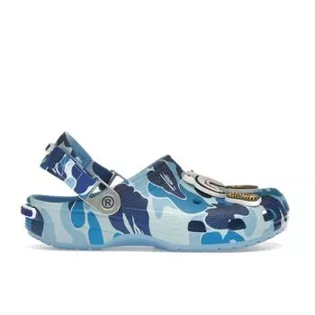 Crocs BAPE x Classic Clog ABC Camo - синие кроссовки унисекс 209627-4TB 41-42