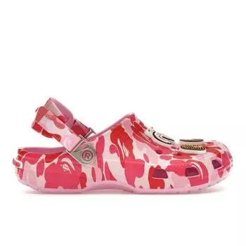 Crocs BAPE x Classic Clog Kids ABC Camo - Pink Kids Sneakers 210285-6I2 28-29