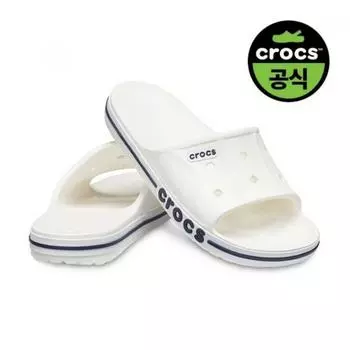 Crocs Barley Crocs Shoes Crocs Official Shared Bayaband Slide Wtn WHITENAVY(Z126)/M4W6(230)