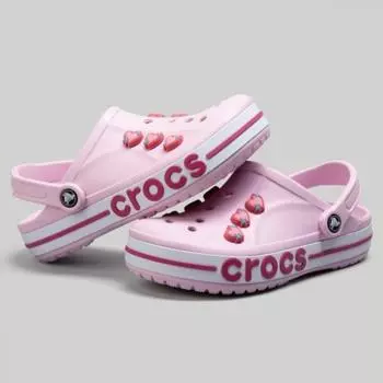 Crocs Baya Band Clog Pink 205089 6tg M4W6(230mm)