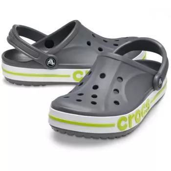 Crocs Baya Band Clogs Slate Gray Lime Punch 205089 0gx M7W9(260mm)