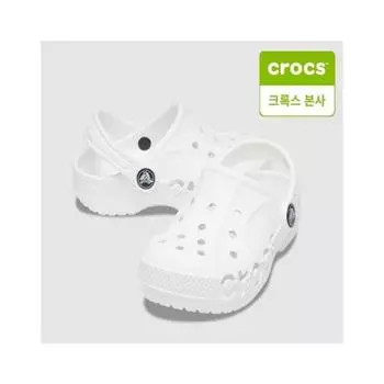 Crocs Baya Clog Toddler White 207012 100 [Baya Clog white/C8