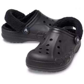 Crocs Baya Lined Fuzz Strap Clogs 206633 060 M4W6