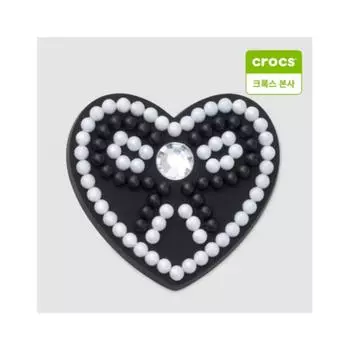 Crocs Подвеска-сердечко из бисера и ленты Gibbits 10014203 shuffle