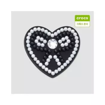 Crocs Beaded Heart Zibbitz Charm 10014203 onefree